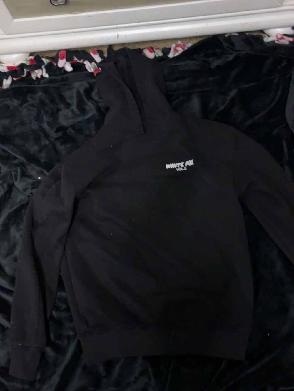 White Fox Hoodie Sweatshirt
